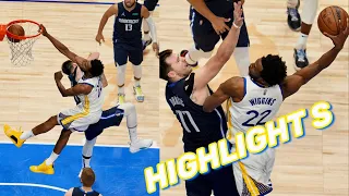 Andrew Wiggins Dunks On Luka Doncic