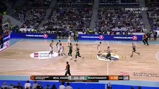 Ρεάλ Μαδρίτης-Παναθηναϊκός 75-72 FULL GAME HD Euroleague PlayOffs G1 17-4-2019