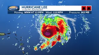 Video: Dramatic changes in Hurricane Lee