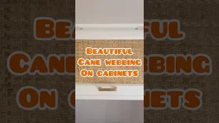 DIY 🤩 Install Cane Webbing to Cabinet Doors #diy #renovation #rvlife