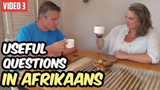 Useful questions to get to know someone in Afrikaans | LEARN AFRIKAANS INFORMALLY | Video 3