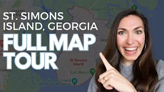Moving to ST. SIMONS ISLAND Georgia - FULL MAP TOUR