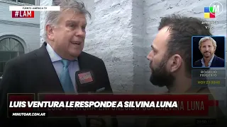 Luis Ventura le responde a Silvina Luna- Minuto Argentina