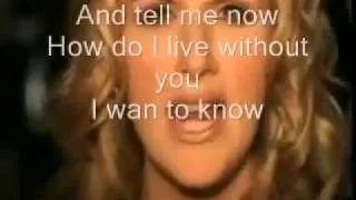 How do I live without you  Trisha Yearwood video and lyrics   YouTube