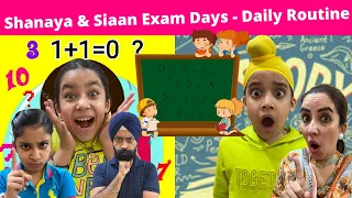 Shanaya & Siaan Exam Days - Daily Routine | RS 1313 VLOGS | Ramneek Singh 1313