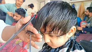 Cute Boy Long Hair Style 2024 | Barber Turtorial
