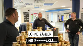 Sch****** und Löhne zahlen. Kein guter Tag für Ron