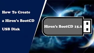 How to run the Hiren's BootCD 15.2 from a USB Flash Drive