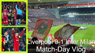 Liverpool are into the last 8 of the Champions League! Liverpool 0-1 Inter Milan Match-Day Vlog.