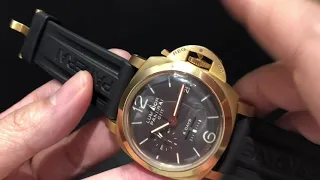 品牌如日方中時的冷門產品，重量級18kRG PANERAI LUMINOR GMT 8DAYS