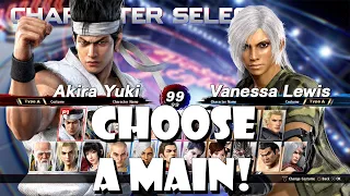 Virtua Fighter 5 Ultimate Showdown - How to choose your main character!