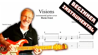 Burns Ernst - Visions TAB - easy instrumental guitar tabs (PDF + Guitar Pro)