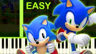 SONIC GENERATIONS - EASY Piano Tutorial