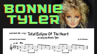 "Total Eclipse of the Heart" - Bonnie Tyler - lead sheet
