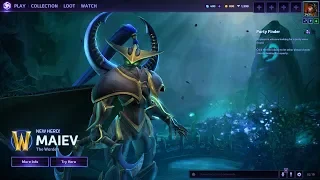 Maiev main menu background screen and music theme. The Warden. Heroes of the Storm