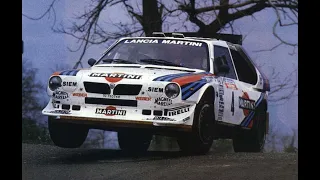 Best of... Lancia Delta S4 with Henri Toivonen.  Action/Real Sound/Interview/Testing