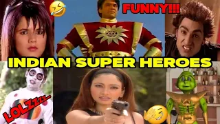 Indian Super Heroes Funny TV Shows |Funny Action Of TV Serials| JHALLU BHAI