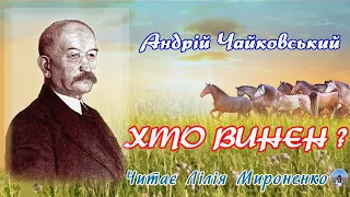 "Хто винен?"(1920), Андрій Чайковський, оповідання. Слухаємо українською!