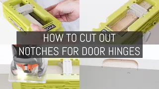 How to Cut Out Notches for Door Hinges | Easy DIY Tutorial