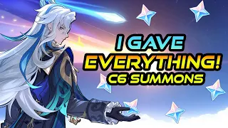 I GAVE EVERYTHING FOR C6 NEUVILLETTE! Summoning Session (Genshin Impact)