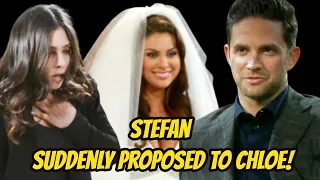 Stefan marries Chloe to get revenge on Gabi. Brady was indignant. Days of our lives Spoilers