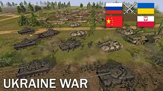 RUSSIAN AND CHINESE TROOPS ATTACK THE POSITIONS OF UKRAINE AND POLAND  MowAs2 Battle Simulation