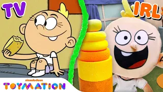 Baby Lily Loud Puppet Can't Stop Eating Cheese! | Appetite For Destruction | Toymation