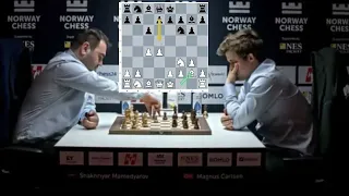 Shakhriyar Mamedyarov vs Magnus Carlsen || Norway Blitz Chess 2022 - R9