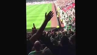 Celtic fans singing "There's only one Bradley Lowery" at Sunderland