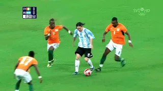 Lionel Messi vs Ivory Coast (Olympics) 2008 HD 720p