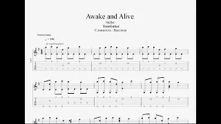 Skillet - Awake and Alive / Бесплатные табы и ноты для гитары