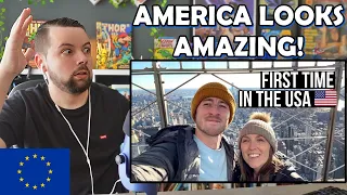 European Reacts to European's First Time in America!