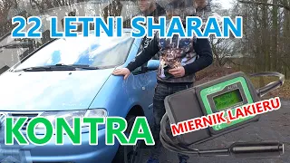 22 Letni VW SHARAN kontra MIERNIK LAKIERU!