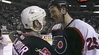 Sabres Beat Flyers 2001, Round 1 - Final Seconds, Handshakes