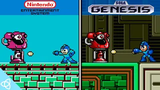 Mega Man - NES vs. Sega Genesis/Mega Drive | Side by Side