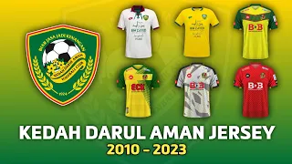 JERSEY KEDAH DARUL AMAN FC dari 2013 - 2023 |  Mana yang terbaik? 🔥