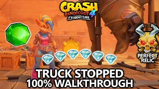 Crash Bandicoot 4 - 100% Walkthrough - Truck Stopped - All Gems Perfect Relic