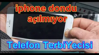 iPhone siyah ekran sorunu, dondu açılmıyor