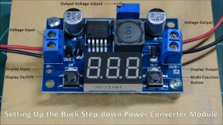 Setting Up the Buck Step-down Power Converter Module