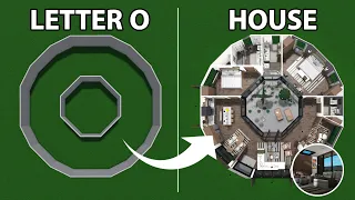 TURNING THE LETTER 'O' INTO A BLOXBURG HOUSE
