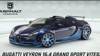 Golden Max Bugatti veyron 16.4 Grand Sport vitesse (6*Rank 4406) Asphalt 9 legend - Multiplayer
