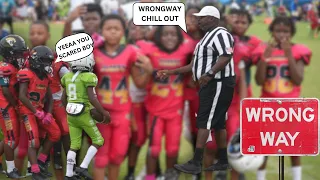 Blaze Lil Brother Wrongway Is A MONSTER On The Football Field