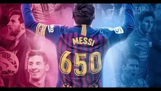 Messi: 650 goles con relatos