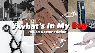 What’s in My Bag | Indian 🇮🇳 Doctor Edition | Dr. Alwi Zaman | Indian Medical Graduate | must haves