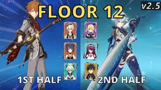 C0 Tartaglia & C0 Eula | Genshin Impact 2.5 Spiral Abyss Floor 12