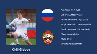 Kirill Glebov | Кирилл Глебов (CSKA Moscow | ЦСКА) footage vs Romania U17