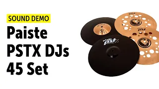 Paiste PSTX DJs 45 Set (Daru Jones Signature) Sound Demo