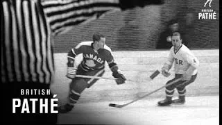 Czechs Beat Canada In Ice Hockey Warm Up (1964)