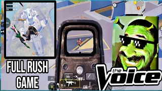 Full Rush Gameplay Funny voice over ka saat in pubg mobile