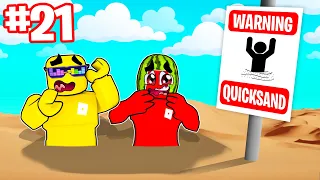 TESTING 24 QUICKSAND TRAPS in Roblox